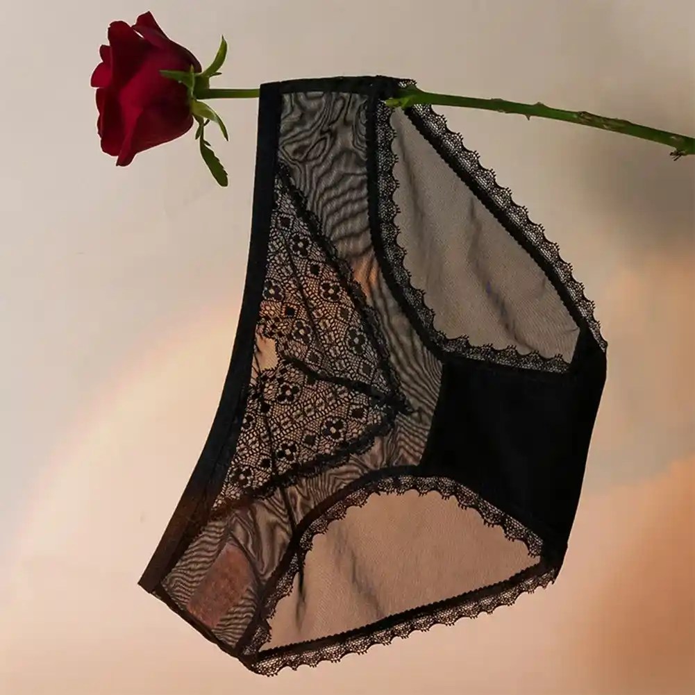 polyester sheer briefs solid color