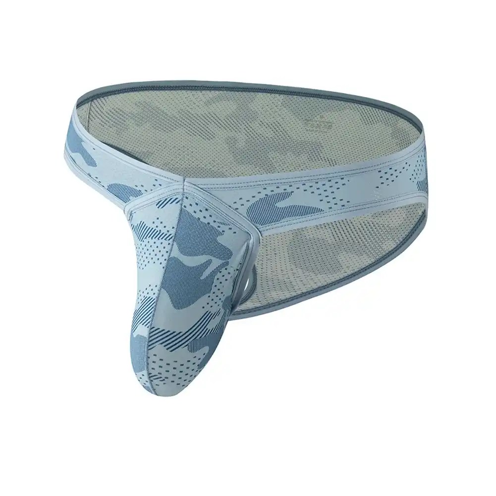printed pattern buttock enhancing thong