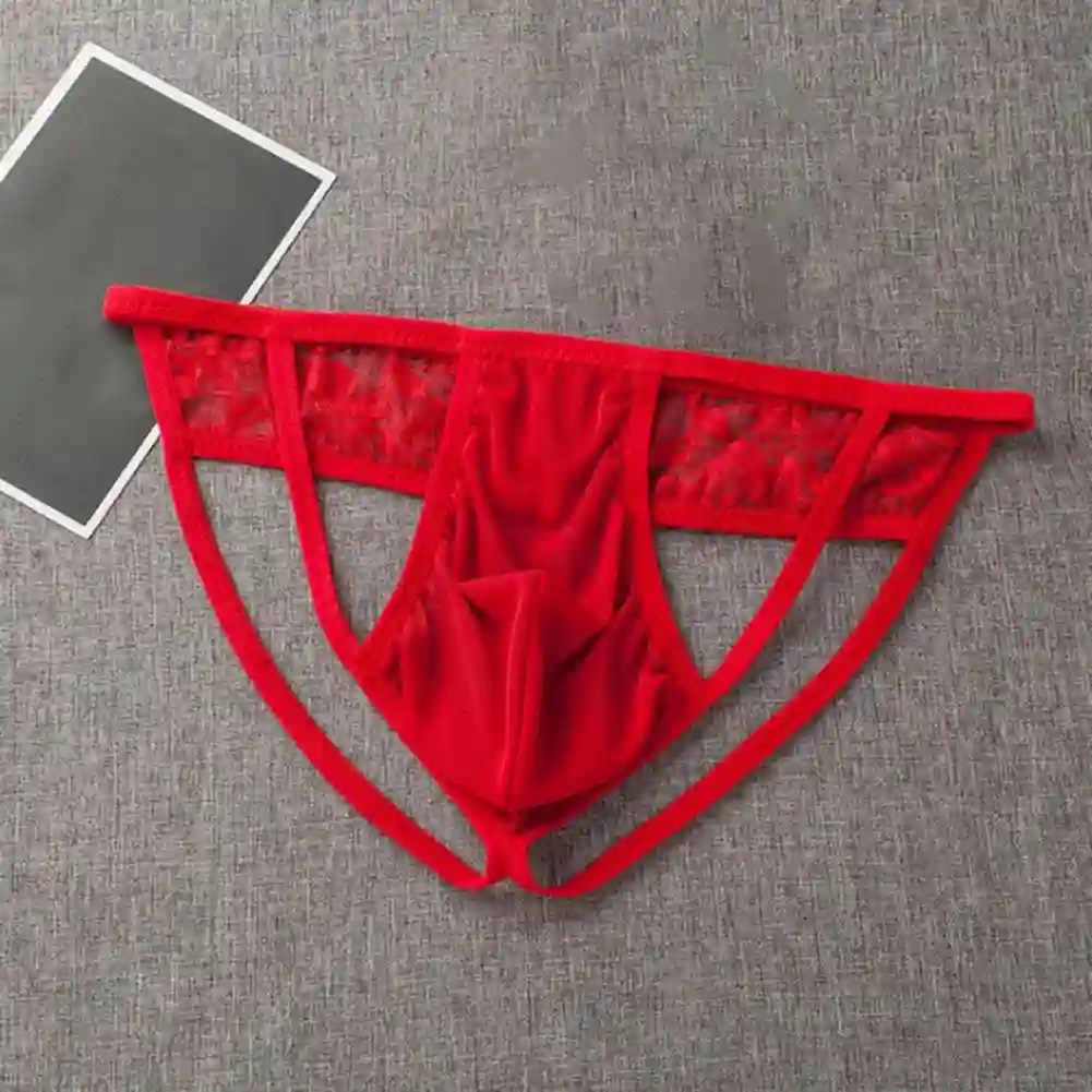 red mesh ouvert g string