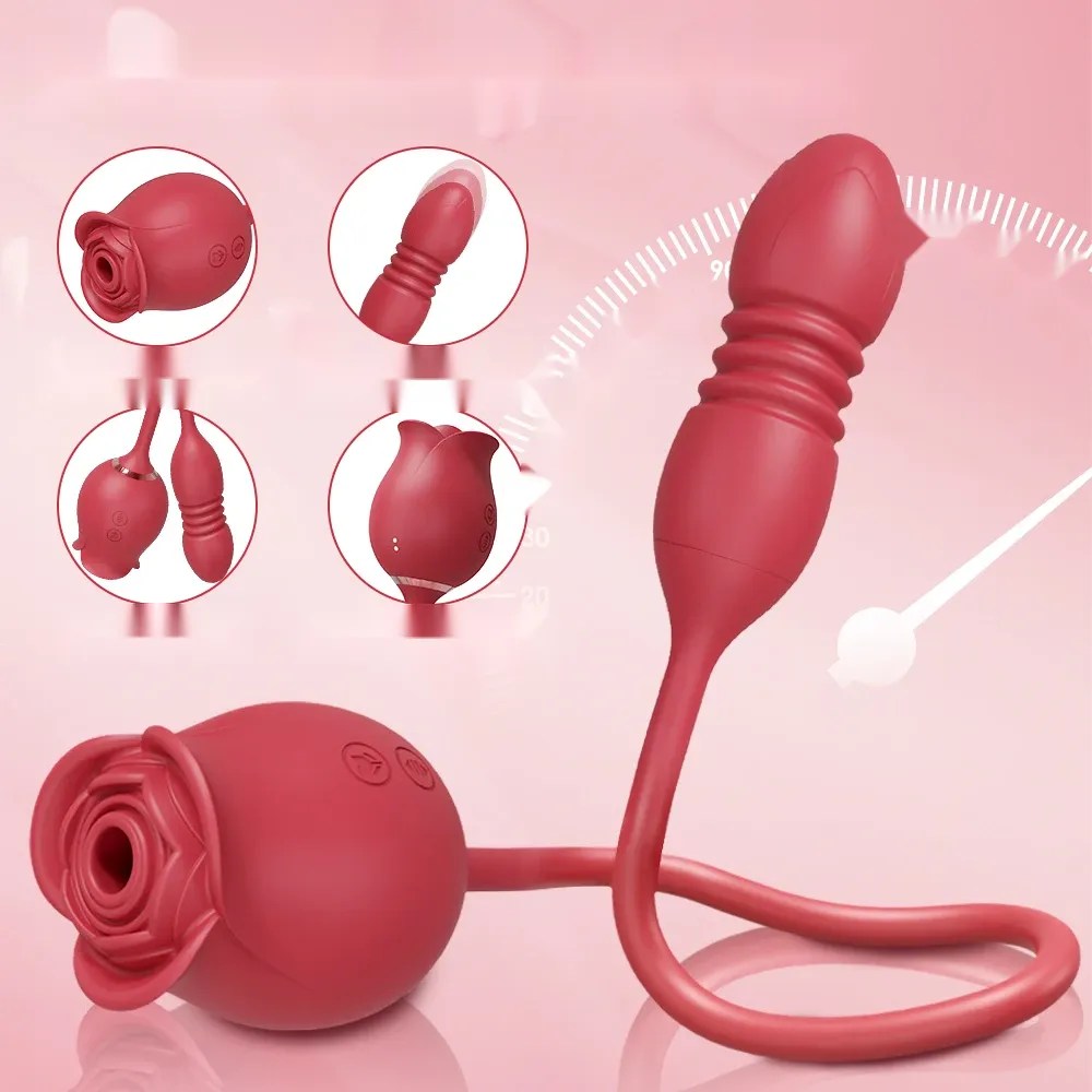 rose clitoral vibrator multiple modes