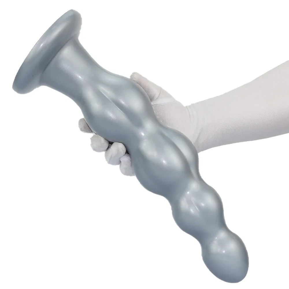 silicone anal plug with rounded tip