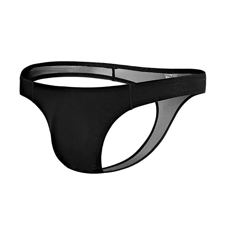 solid color nylon briefs butt plug