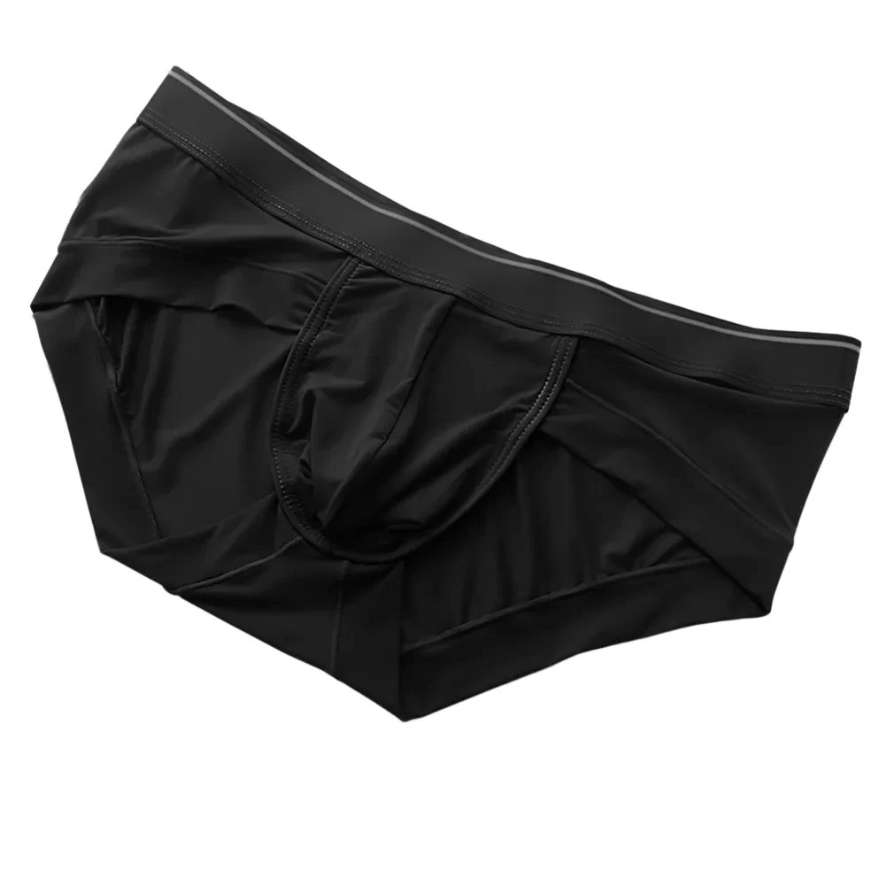 solid pattern edible polyamide briefs
