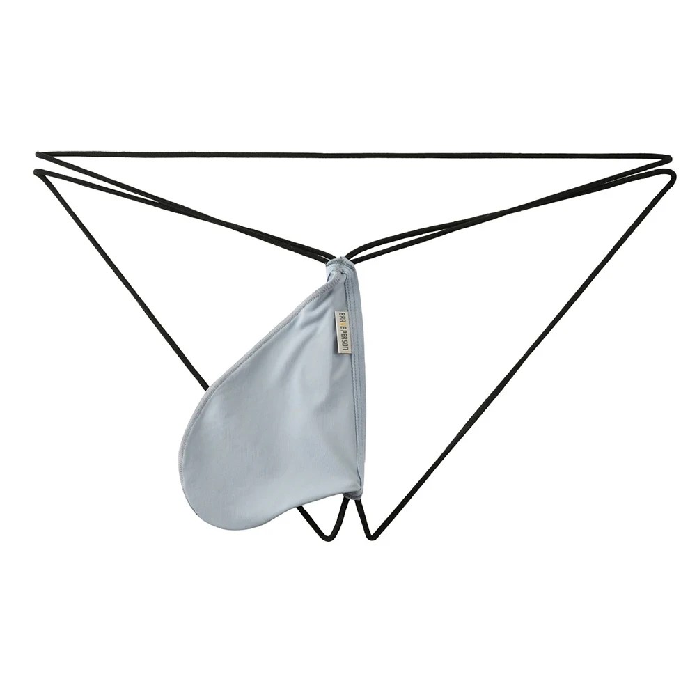 Men's G-String - Low Rise, Breathable Nylon Thong 10 solid pattern low rise gstring