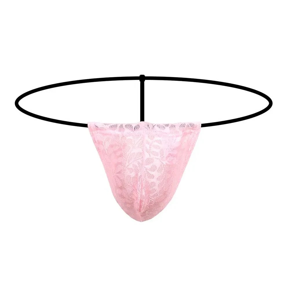 solid pattern mens t back thong