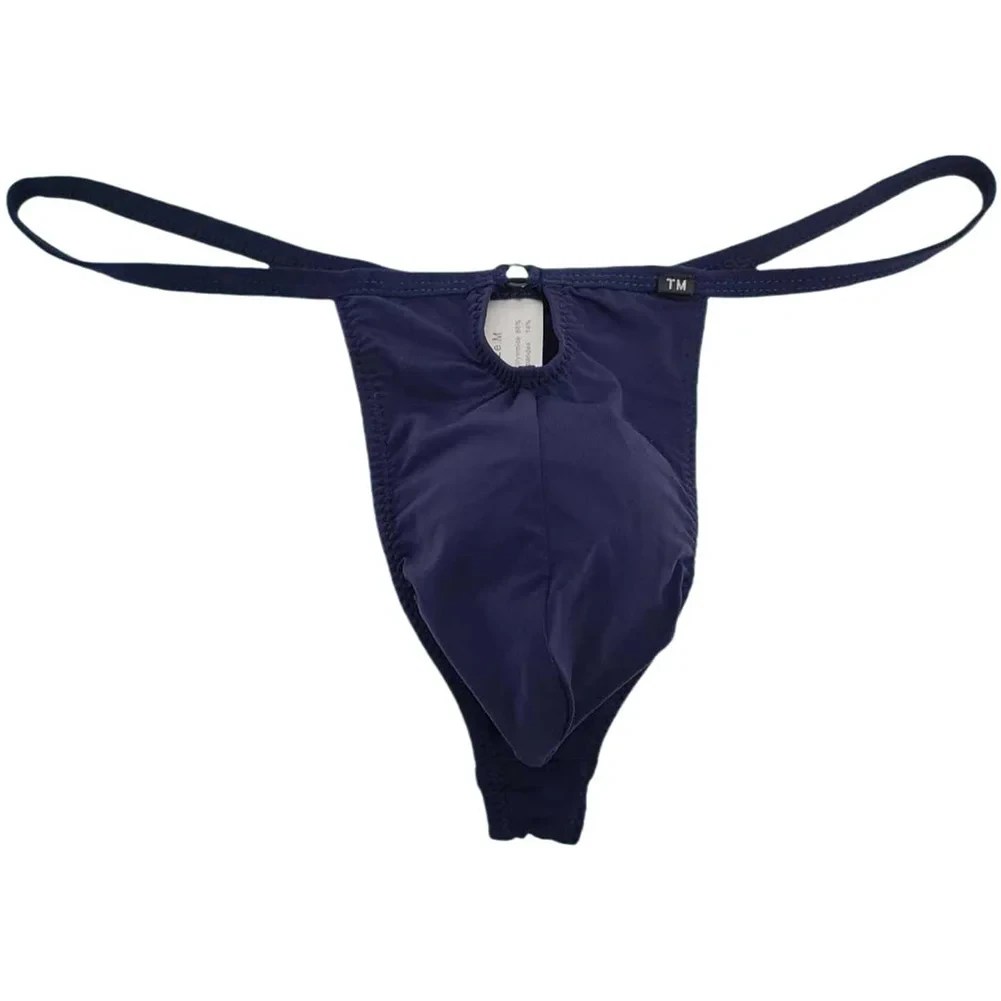 Lingerie Thong - Bulge Pouch, Breathable (Polyamide/Spandex) 28 solid pattern polyamide spandex thong