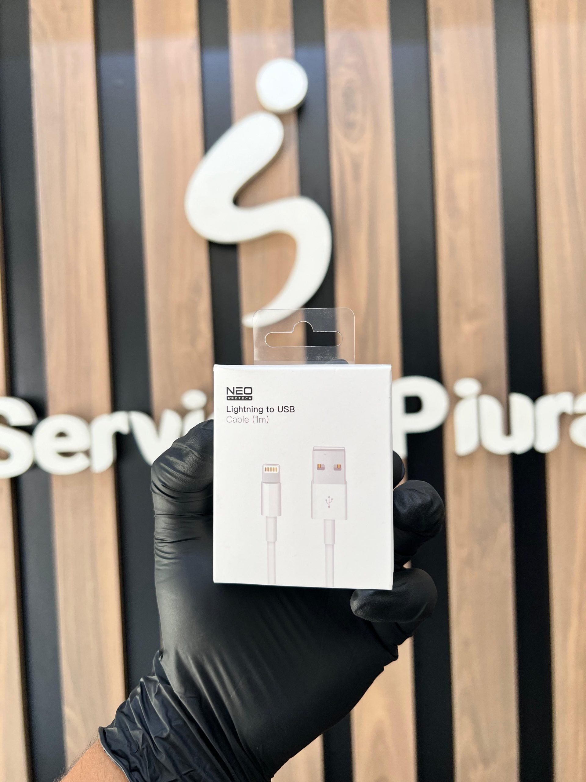 Cable Apple Lightning a USB 1M blanco NEO