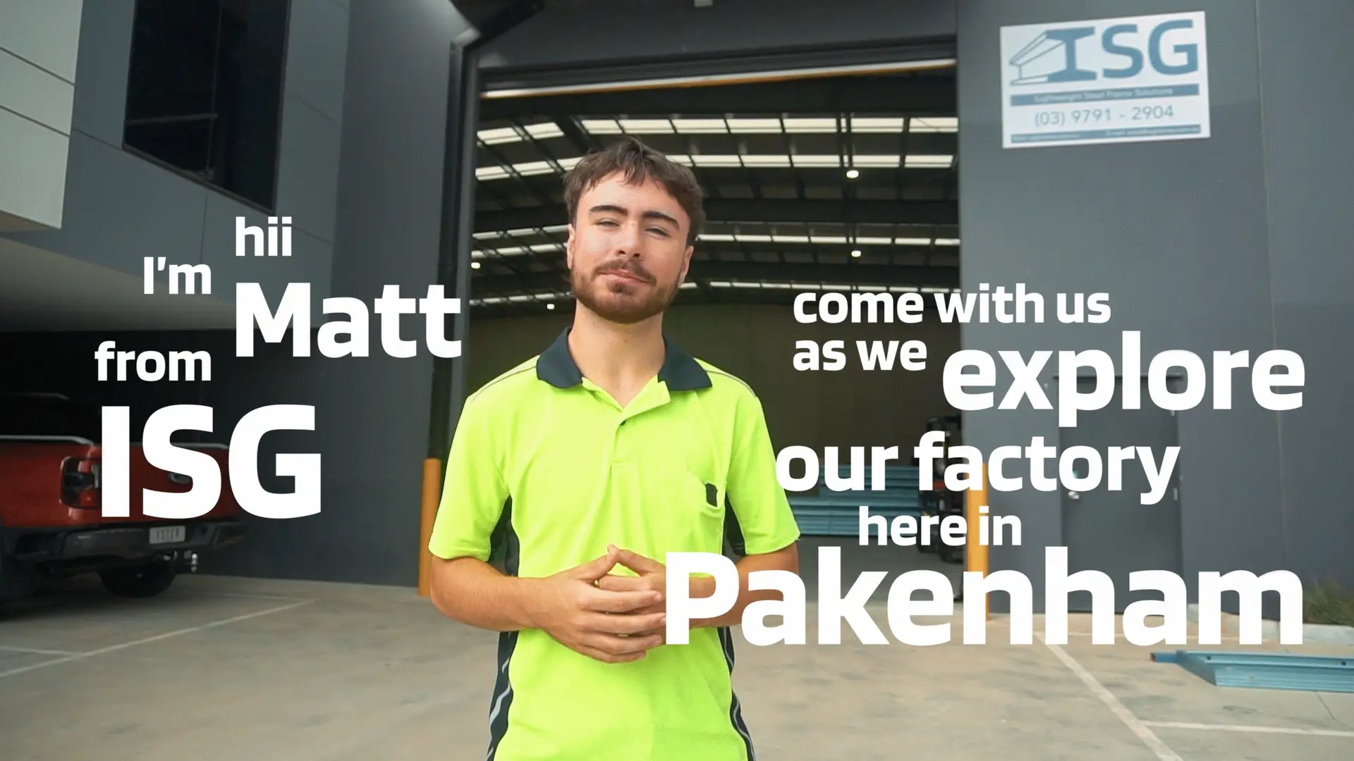 Video thumbnail for ISG Frames Pakenham Factory with Matthew