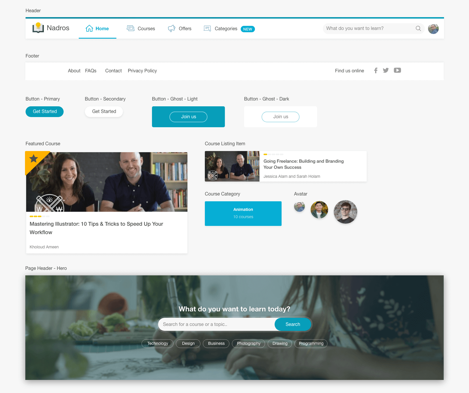 Commit to your chosen ui design . The Process Of Implementing A Ui Design From Scratch Ahmad Shadeed