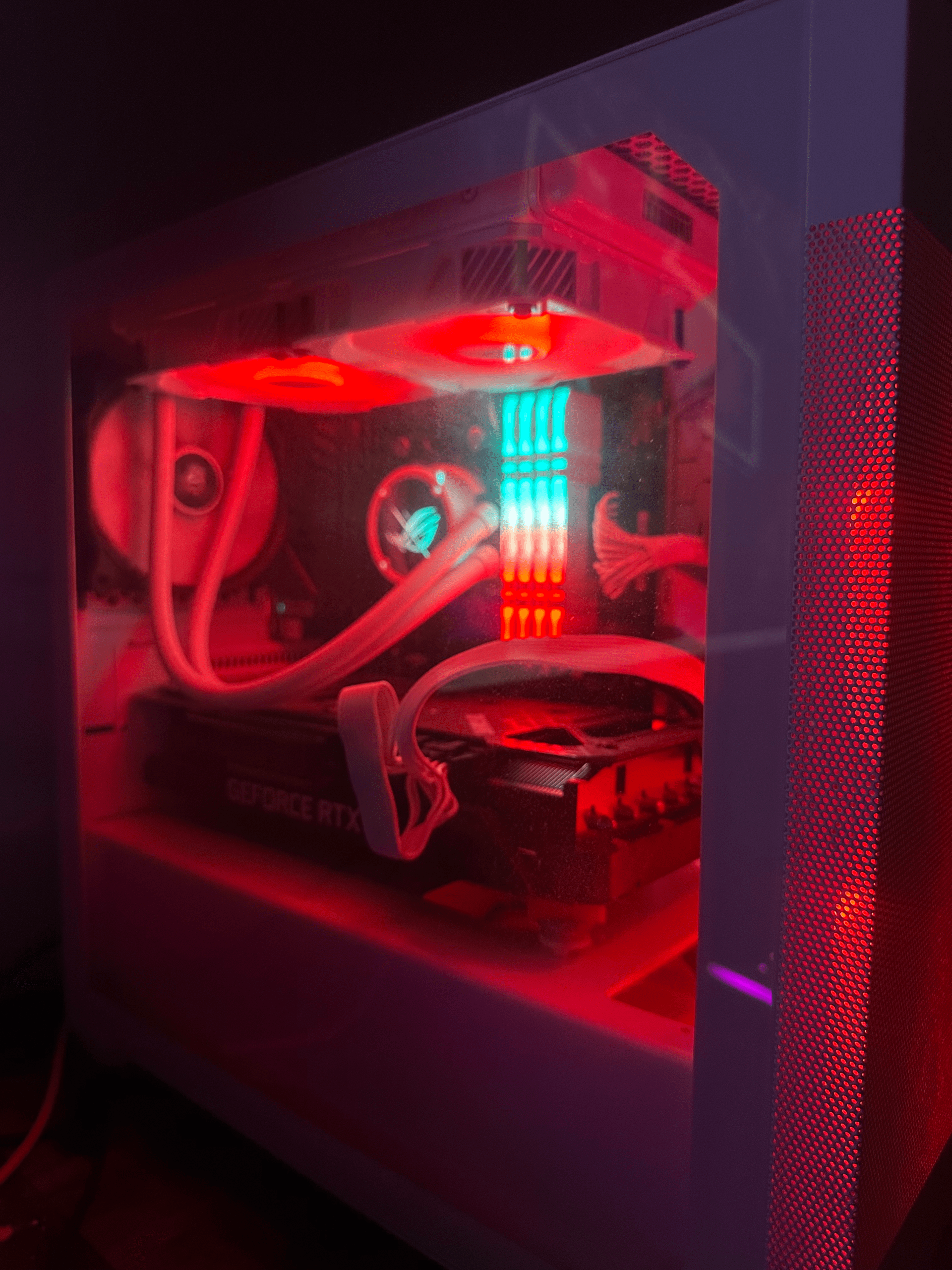 iShattered Custom Gaming PC Bomb Pop Colors