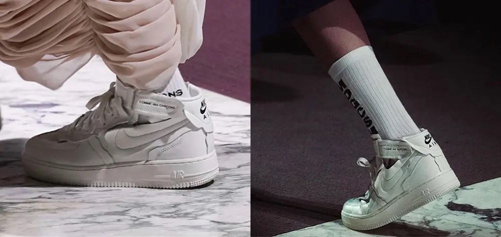 コム デ ギャルソン x エアフォース1』のストリートとは違った魅力