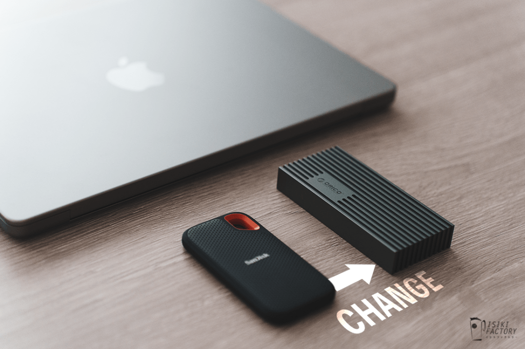 Thunderbolt対応の外付けSSD