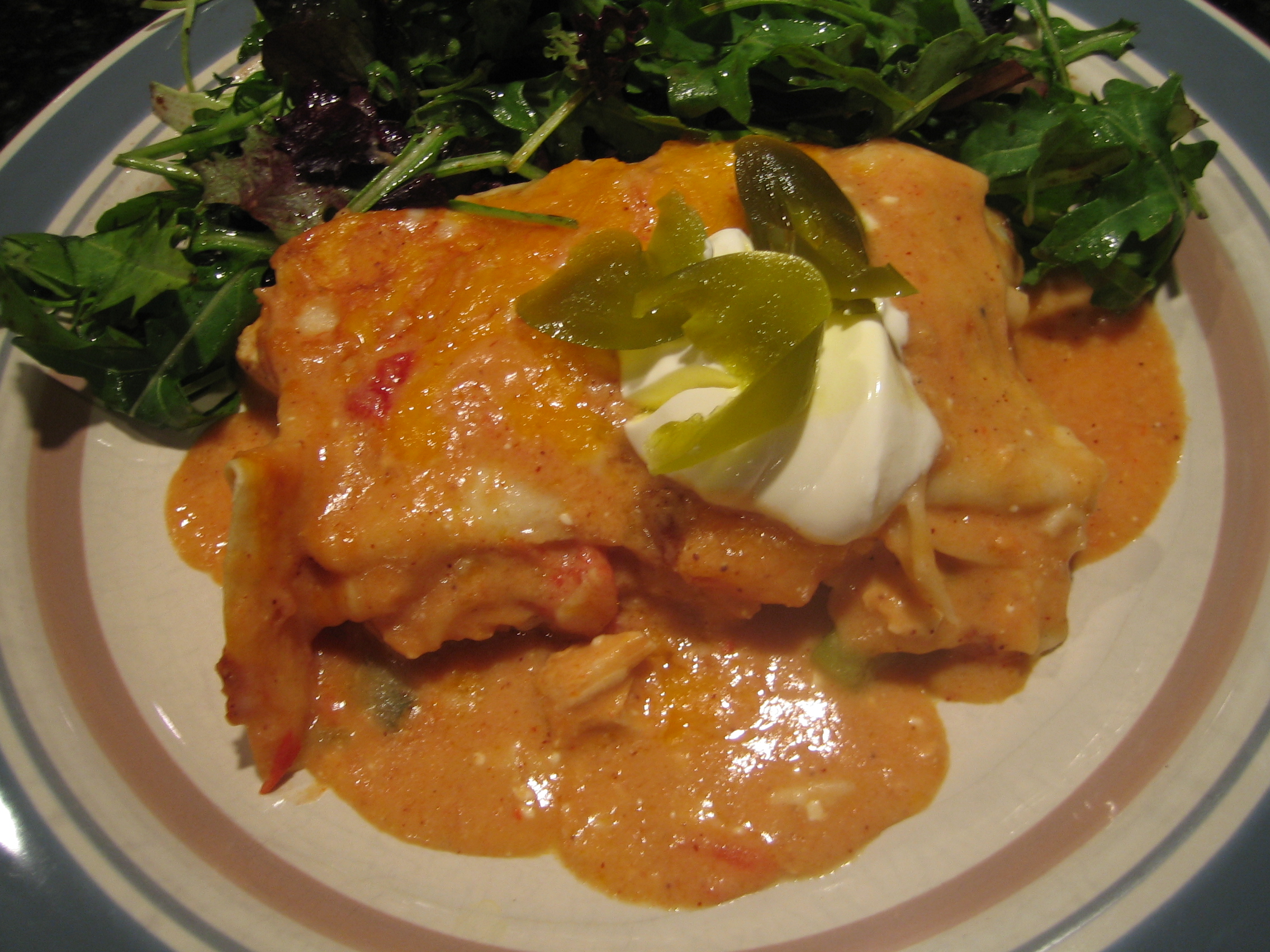 Chicken Enchiladas. Ole! I Sing In The Kitchen