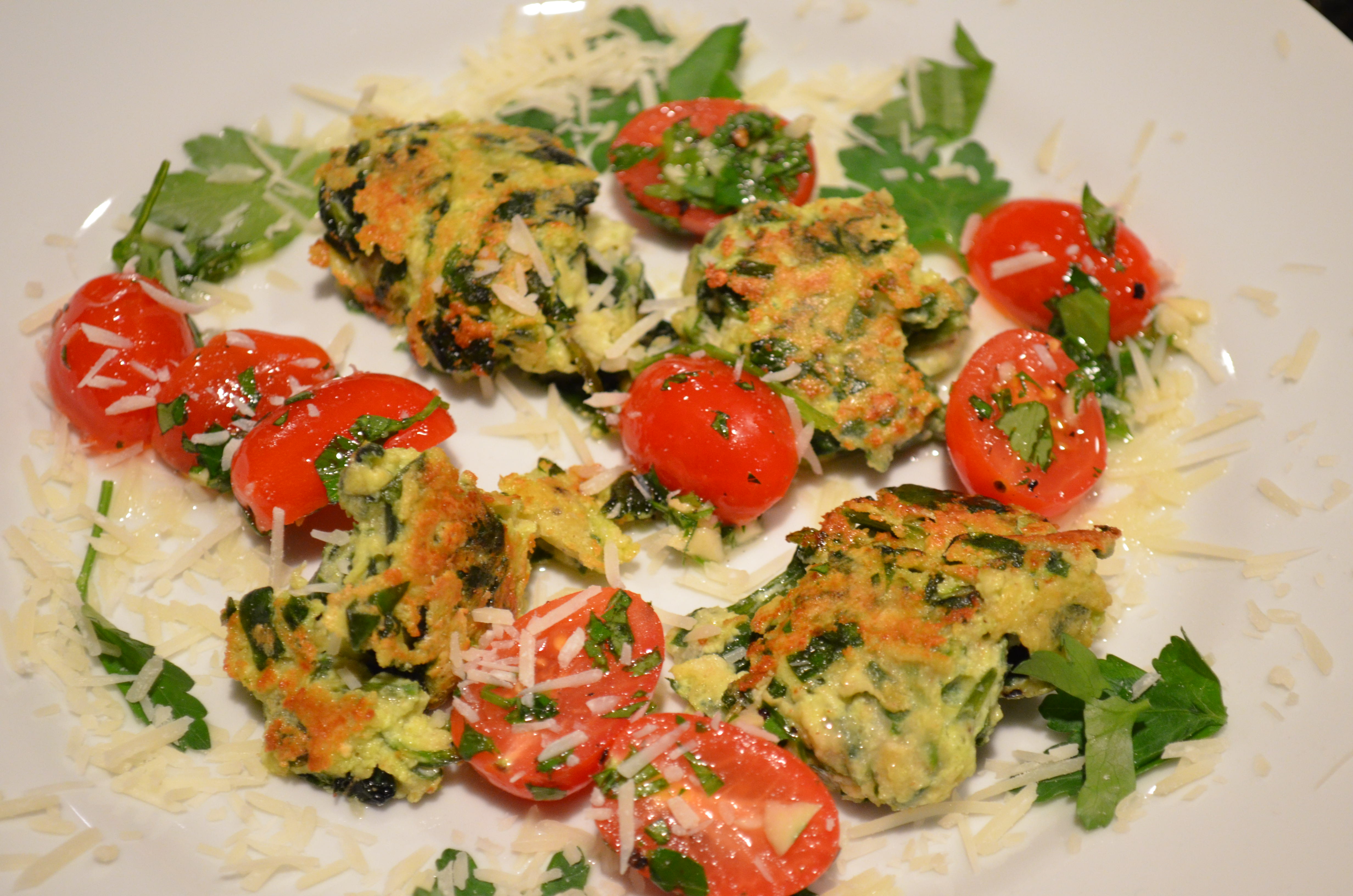 Spinach and Ricotta Dumplings with Tomato Salsa I Sing In The Kitchen