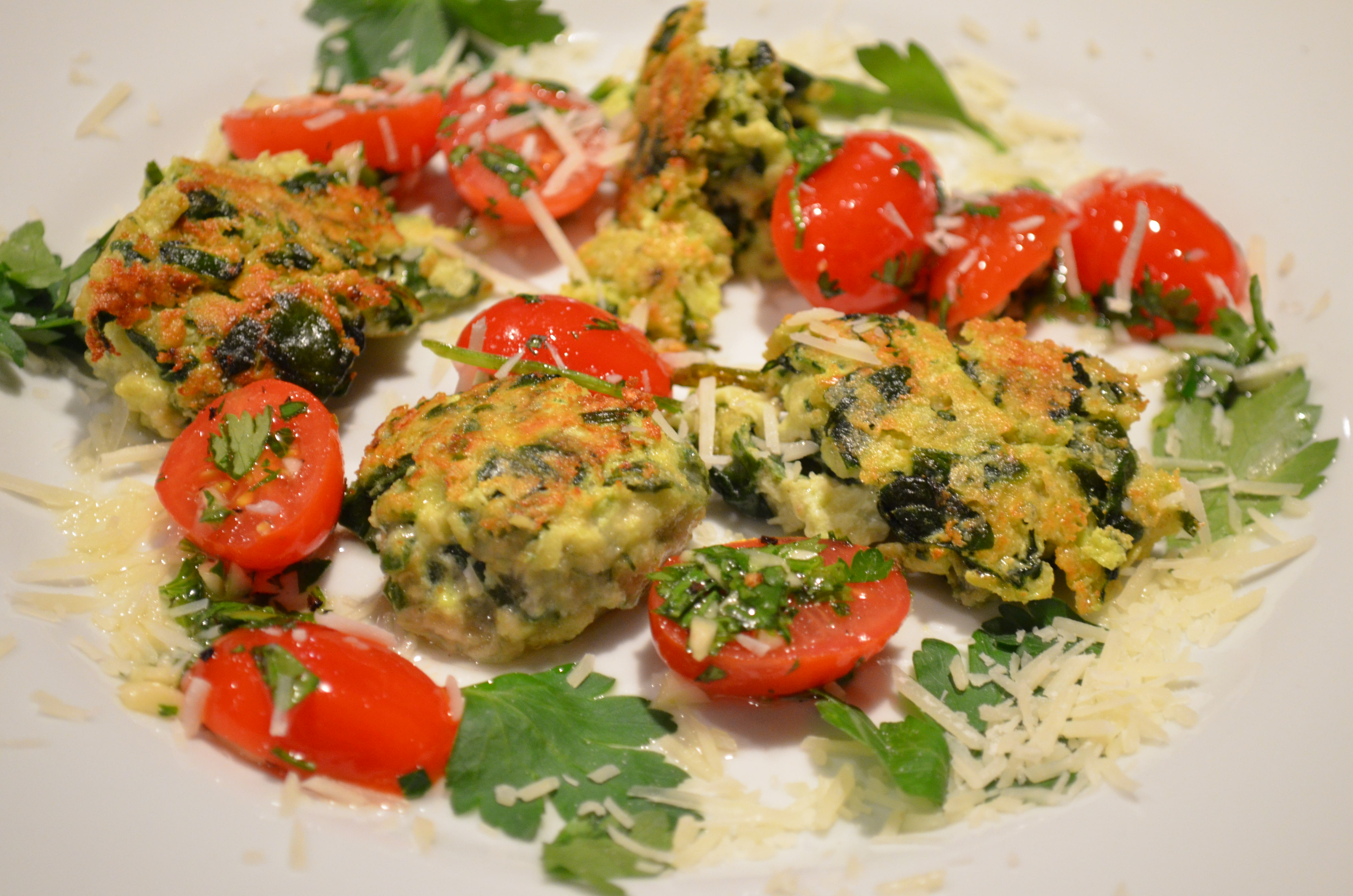 Spinach and Ricotta Dumplings with Tomato Salsa I Sing In The Kitchen
