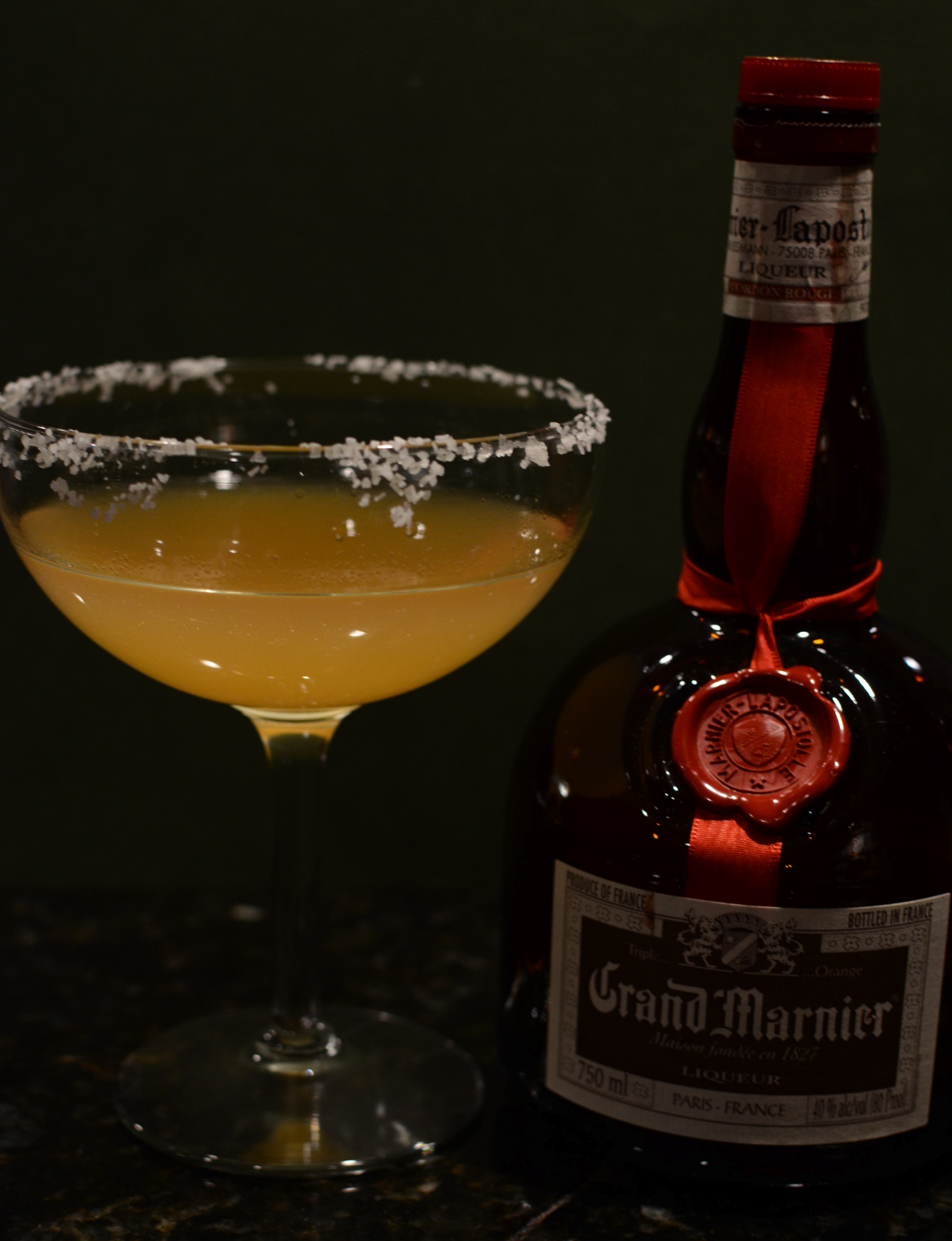 Happy Hour. Grand Marnier Margaritas, Basil Guacamole and Hot Spinach