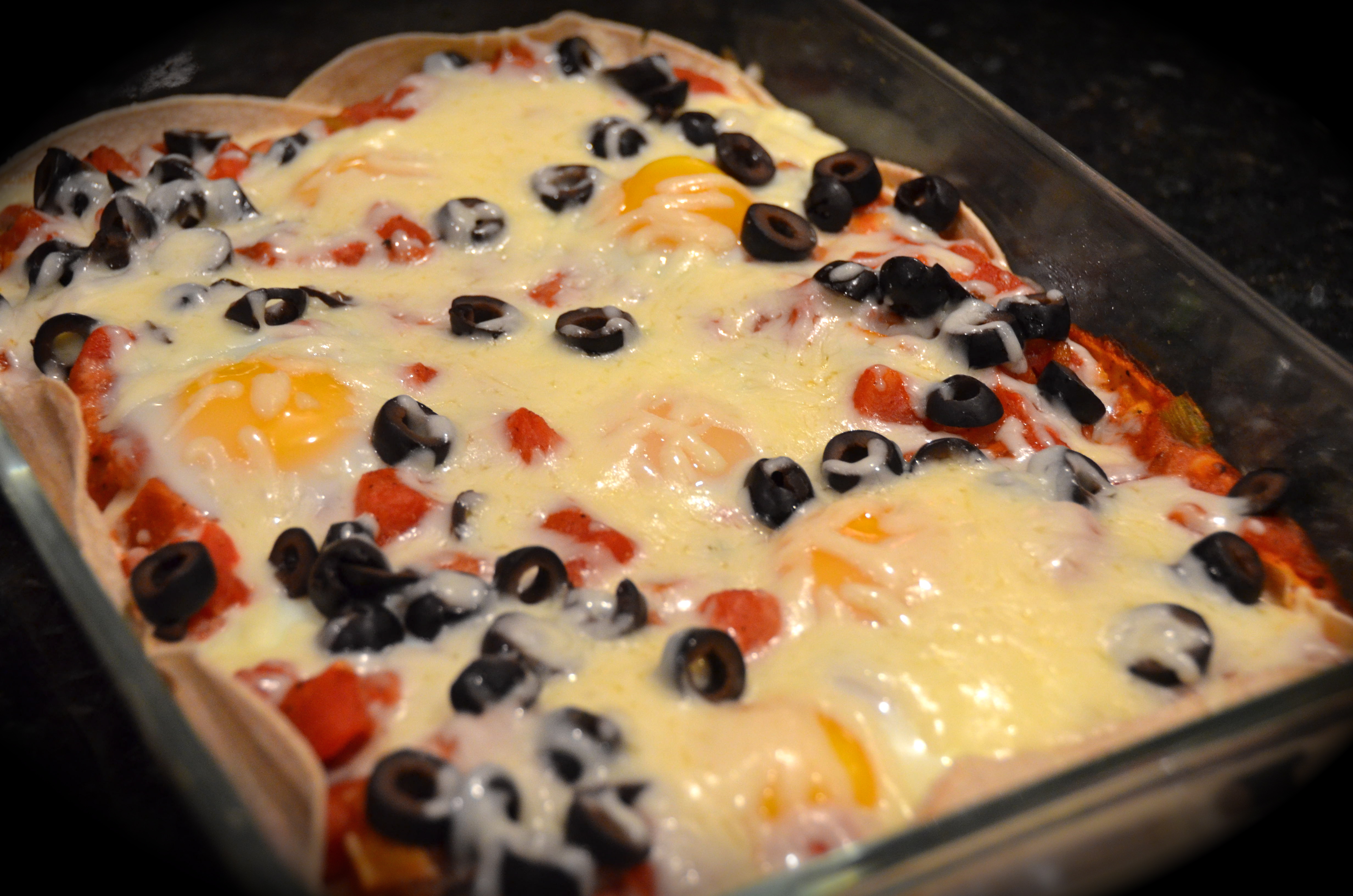 Baked Huevos Rancheros Casserole. Cool Cello Rock From The Eggs. I