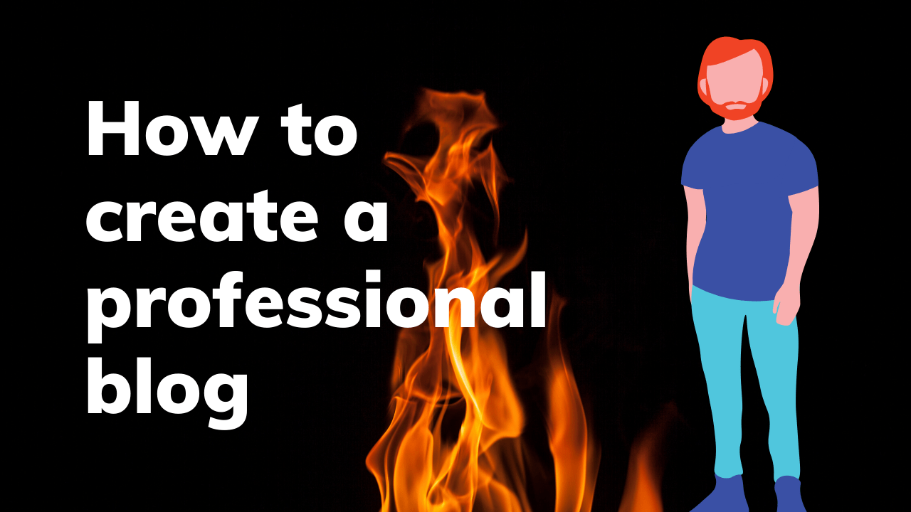 How to create a professional BLOG easy method
