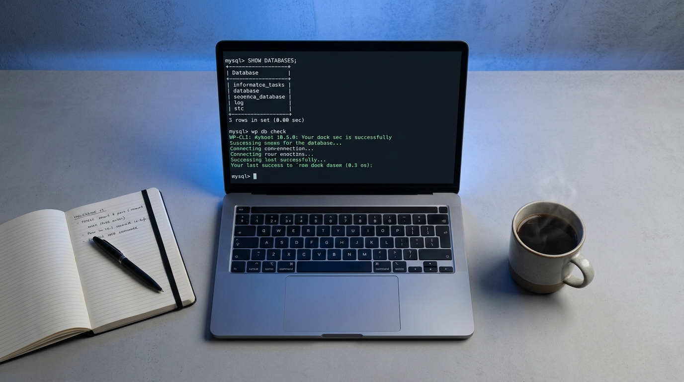 Fixing WordPress error establishing database connection on Hostinger via terminal and wp-config