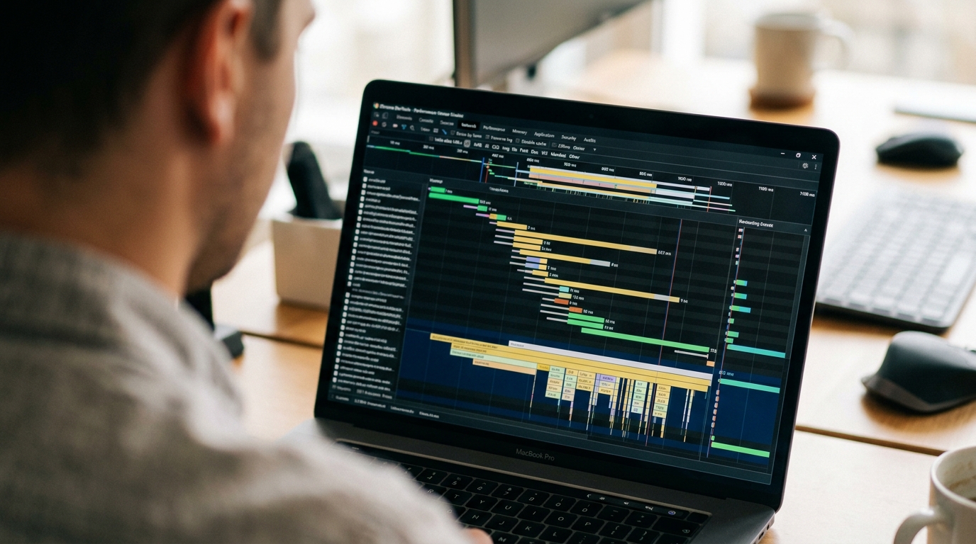 Testing WordPress theme demo performance and network requests in DevTools