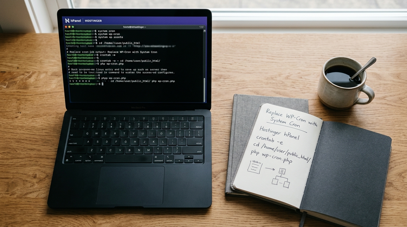How to Replace WP-Cron with a Linux System Cron on Hostinger