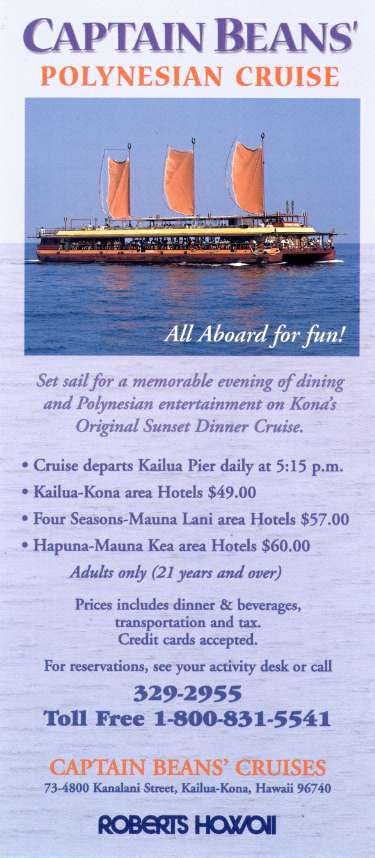 If you're visiting the new york city area and want to escape the noise of ma. Captain Beans Polynesian Cruise