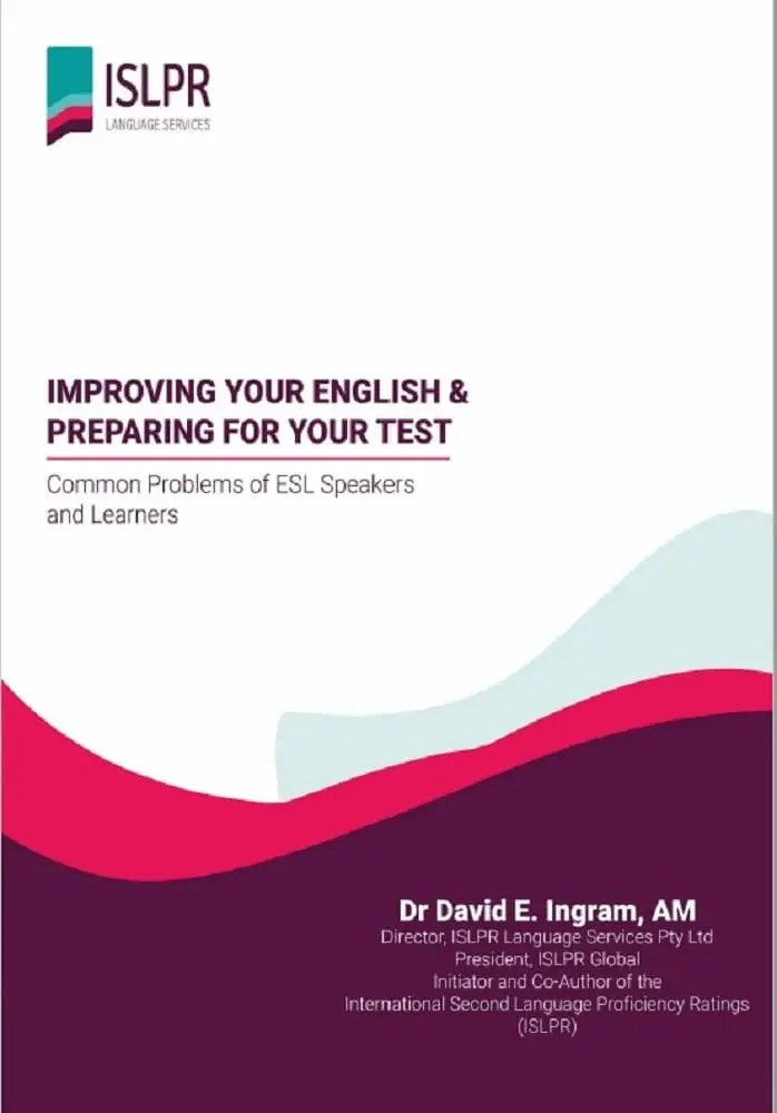 eBook: Common Problems of ESL Speakers and Learners - islpr