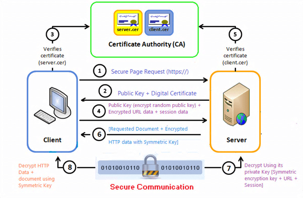 ¿cuál es la diferencia entre un certificado y una clave con respecto a ssl?