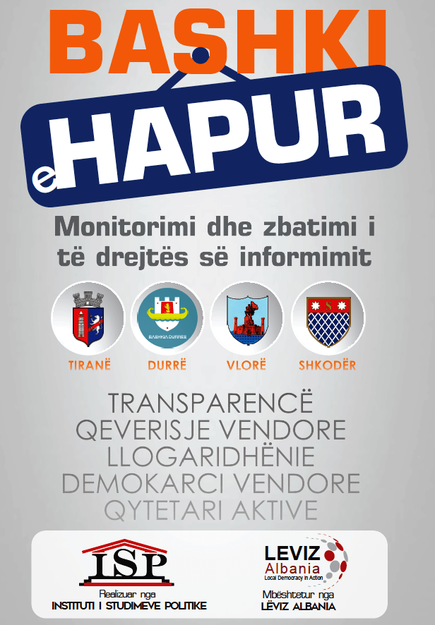 BASHKIA E HAPUR – PROGRAMI I TRANSPARENCES