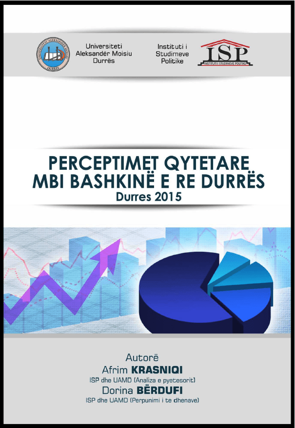 PERCEPTIME QYTETARE MBI BASHKINE E RE DURRES, 2015