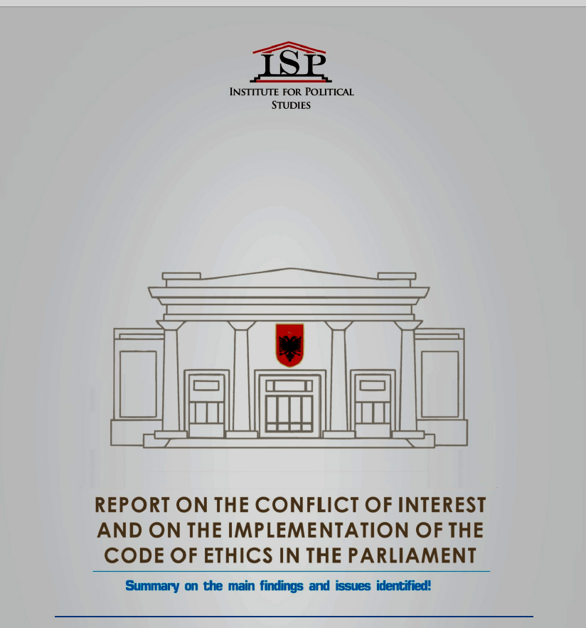 ISP – FIRST REPORT ON THE CONFLICT OF INTEREST AND ON THE IMPLEMENTATION OF THE CODE OF ETHICS 2019
