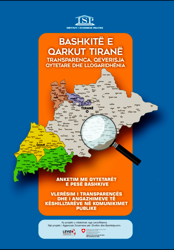 ISP – “Bashkitë e qarkut Tiranë: transparenca, qeverisja qytetare dhe llogaridhënia