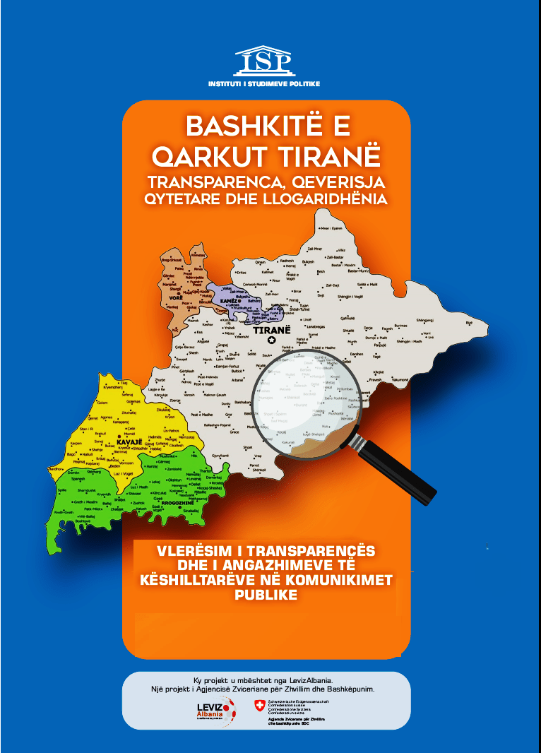 ISP – KËSHILLTARËT MË AKTIVË NË KOMUNIKIMET PUBLIKE: 5 BASHKITË E QARKUT TIRANË