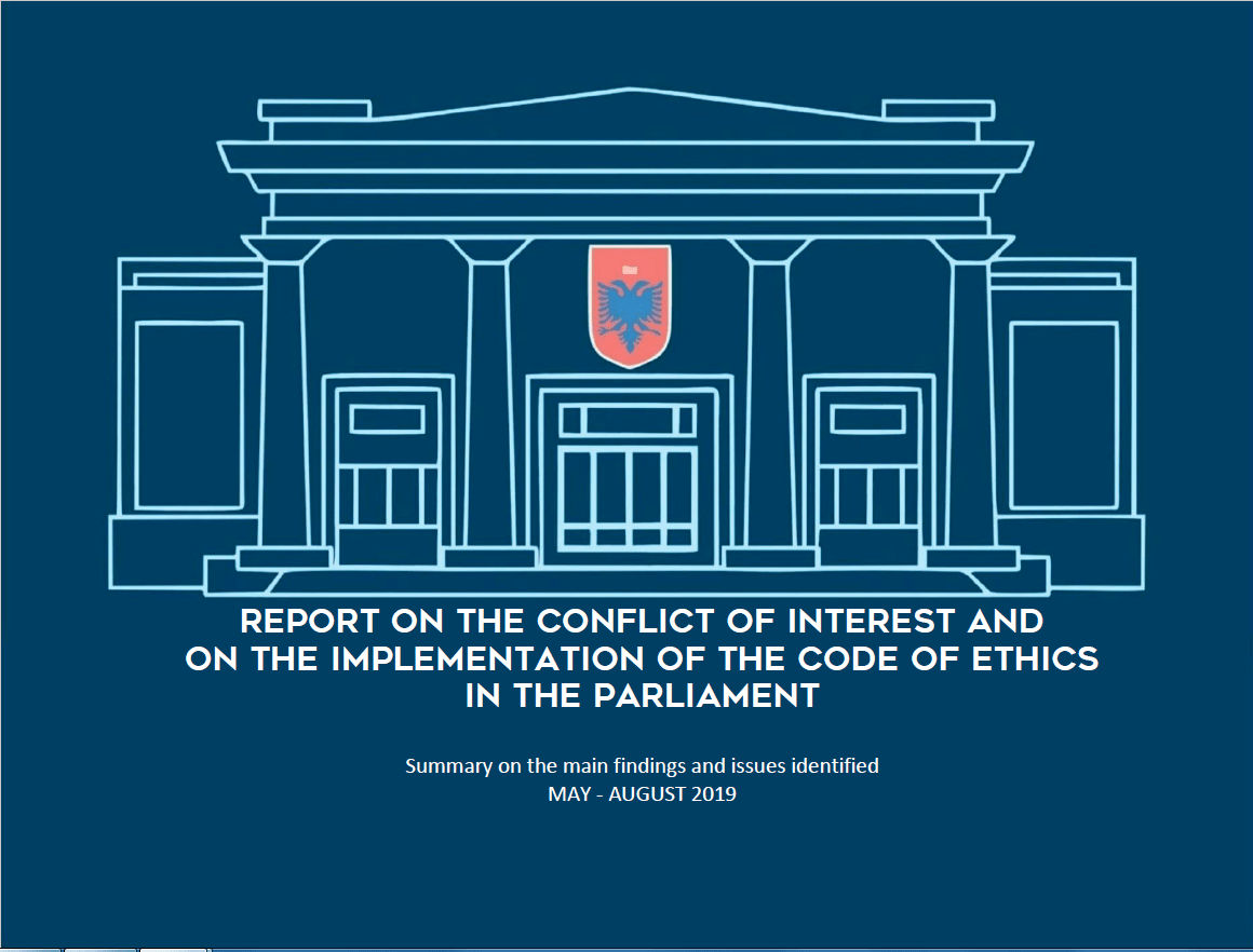 ISP – THE SECOND REPORT ON THE CONFLICT OF INTEREST & THE CODE OF ETHICS 2019