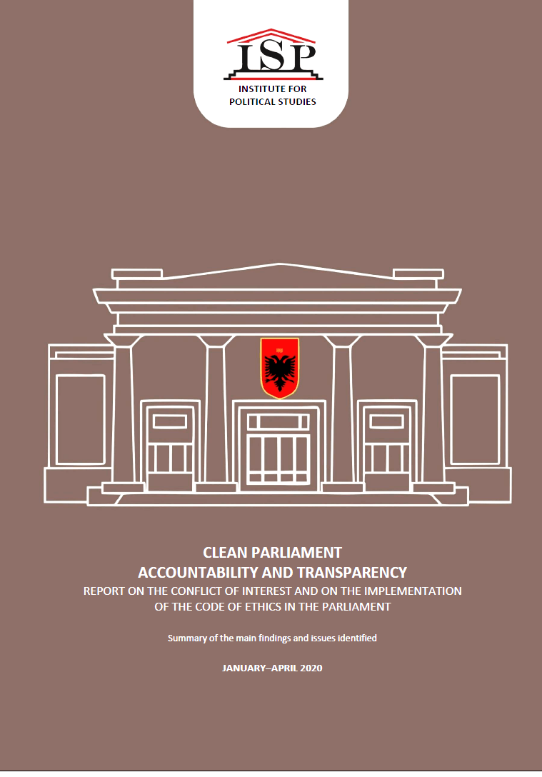 ISP – THE FOURTH REPORT ON THE CONFLICT OF INTEREST & THE CODE OF ETHICS 2020