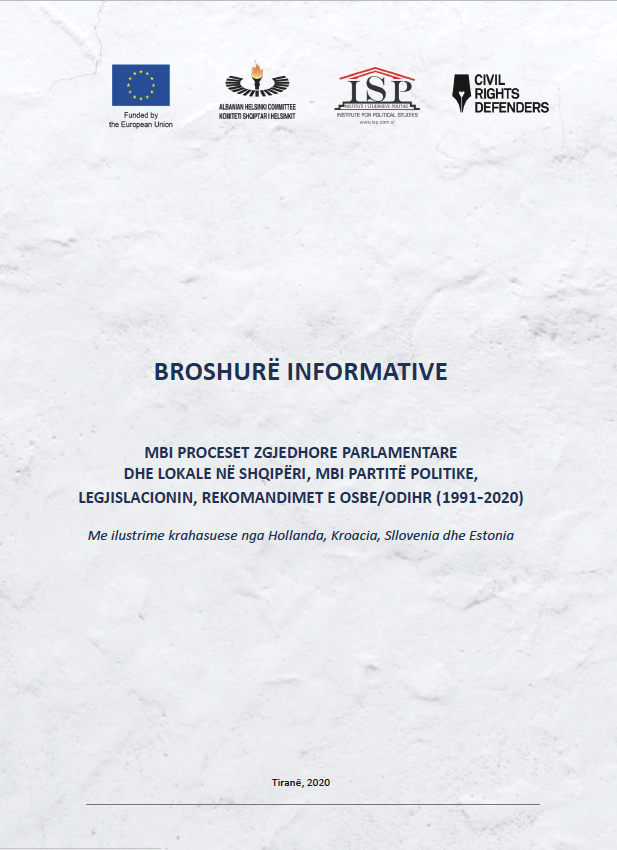 ISP – Broshurë informative mbi zgjedhjet në Shqipëri 1991-2020