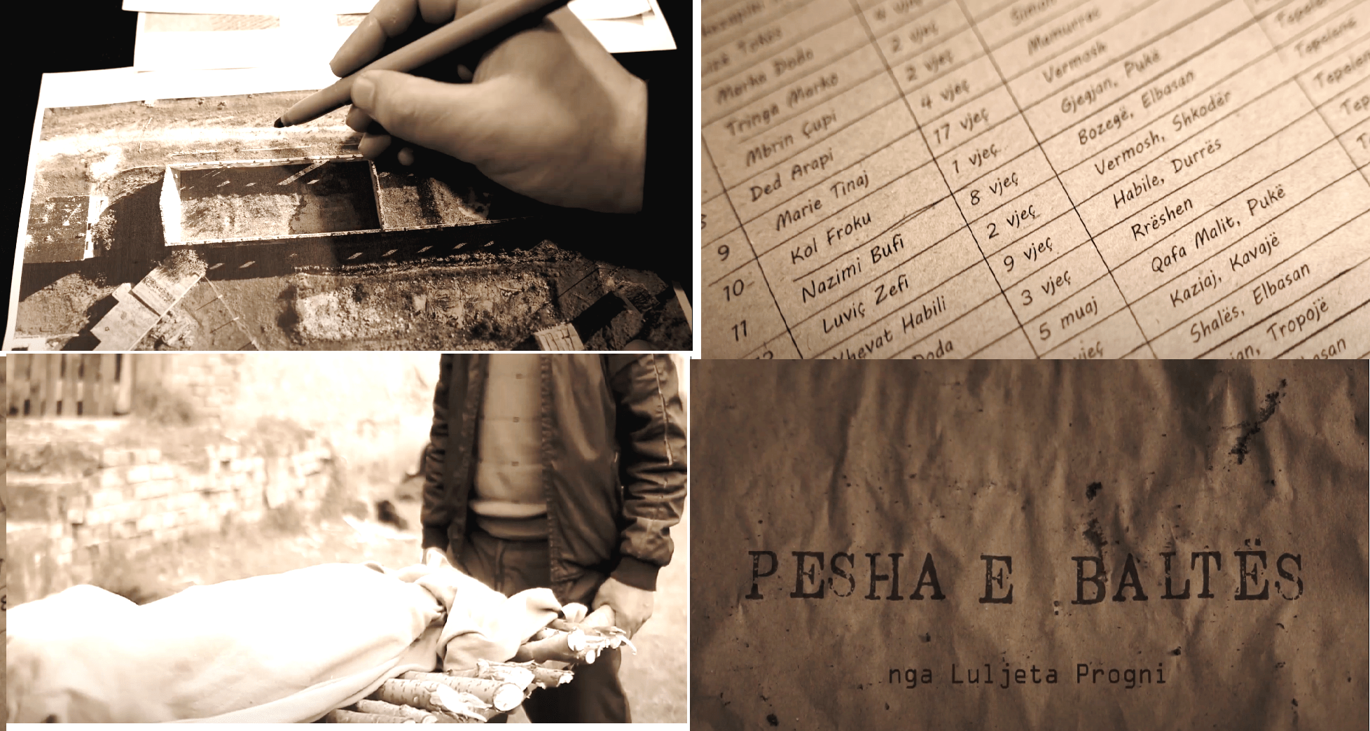 Trailer –  Pesha e baltës – Dokumentar mbi personat e zhdukur në Shqipëri gjatë viteve 1945-1990