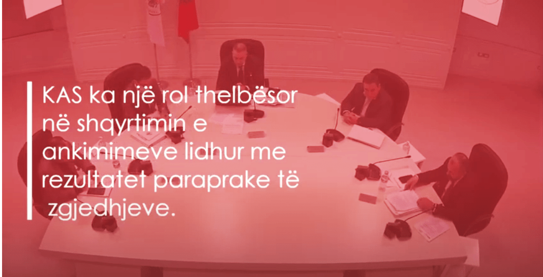 KAS të marrë vendime profesionale dhe të sigurojë drejtësi për zgjedhjet