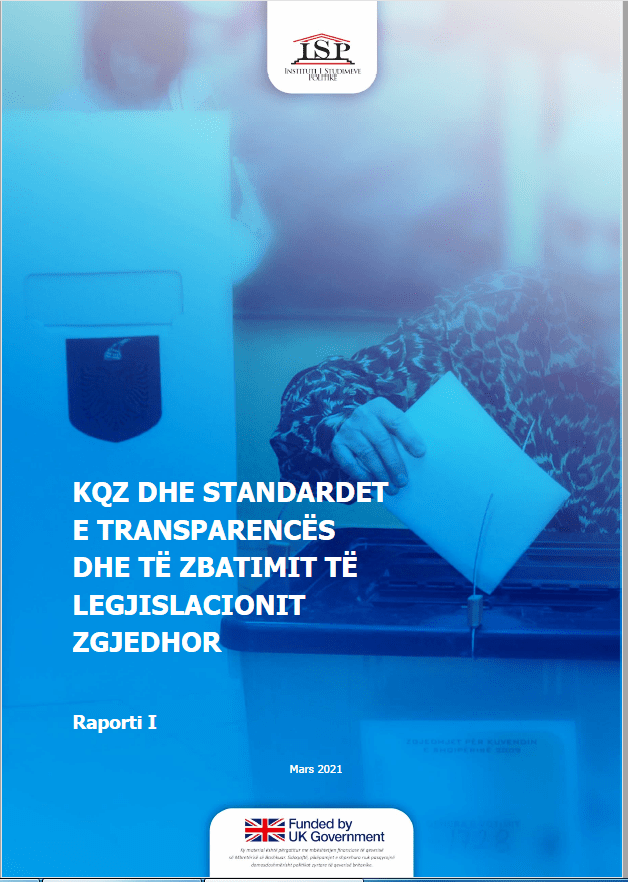 Raport monitorimi I: KQZ dhe standardet e transparencës dhe të zbatimit të legjislacionit zgjedhor