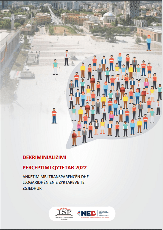 ISP – Dekriminalizimi, perceptimi qytetar 2022