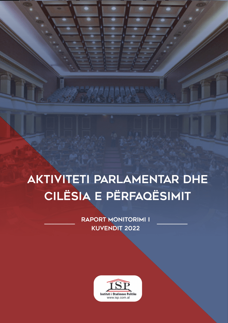 Aktiviteti parlamentar dhe cilësia e përfaqësimit – Raport II 2022