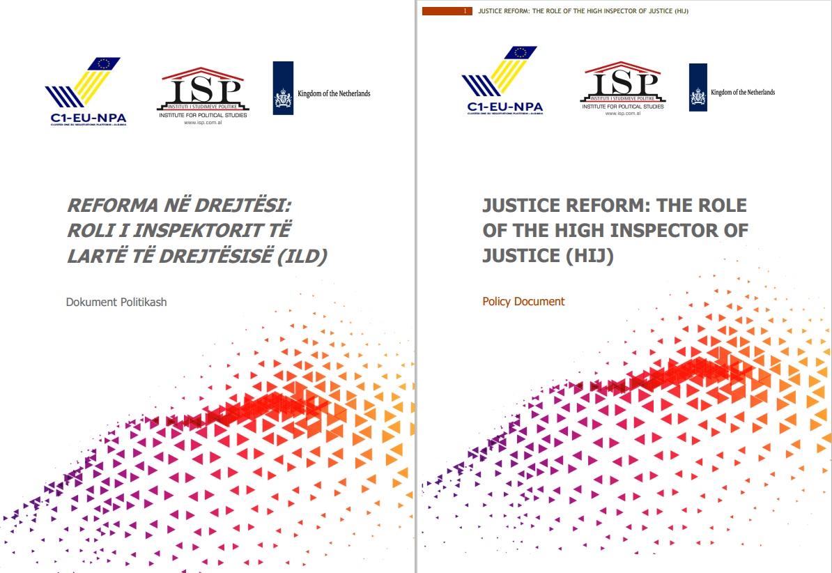 Dokument analitik: Reforma të drejtësi – Roli i Inspektorit të Lartë të Drejtësisë