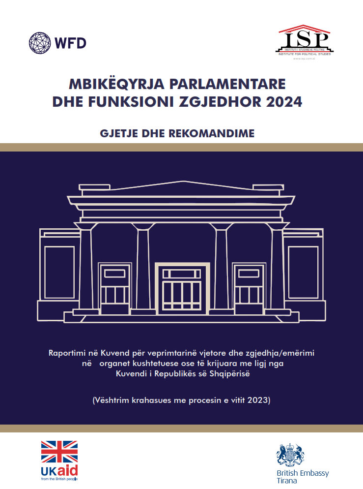Mbikëqyrja parlamentare dhe bilanci i funksionit zgjedhor të Kuvendit (2024)