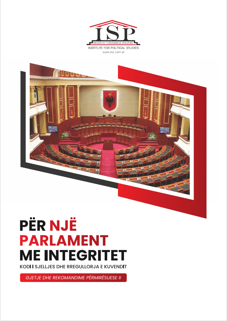 Kodi i Sjelljes dhe Rregullorja e parlamentit, gjetje dhe rekomandime përmirësuese 2024