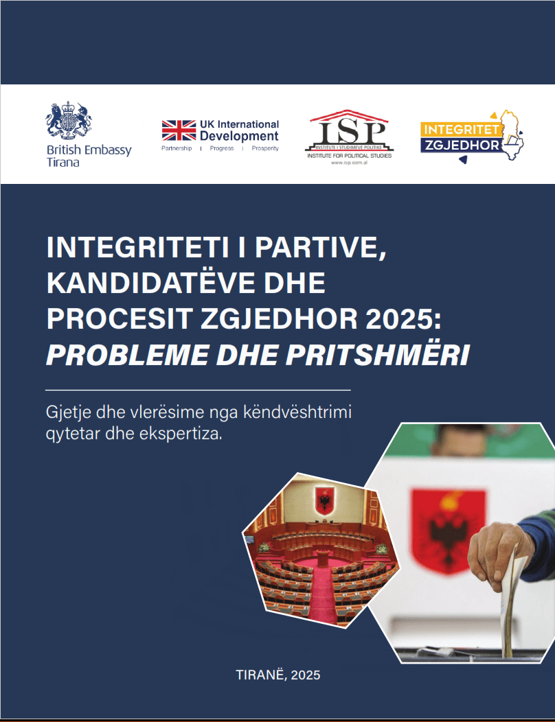Integriteti zgjedhor 2025 – Gjetje dhe vleresime nga perceptimi qytetar