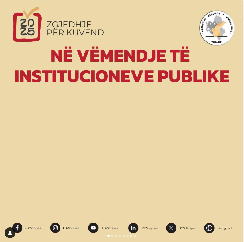 Zgjedhjet 2025: Raport mbi aktivitetet e raportuara dhe keqpërdorimin e burimeve shtetërore