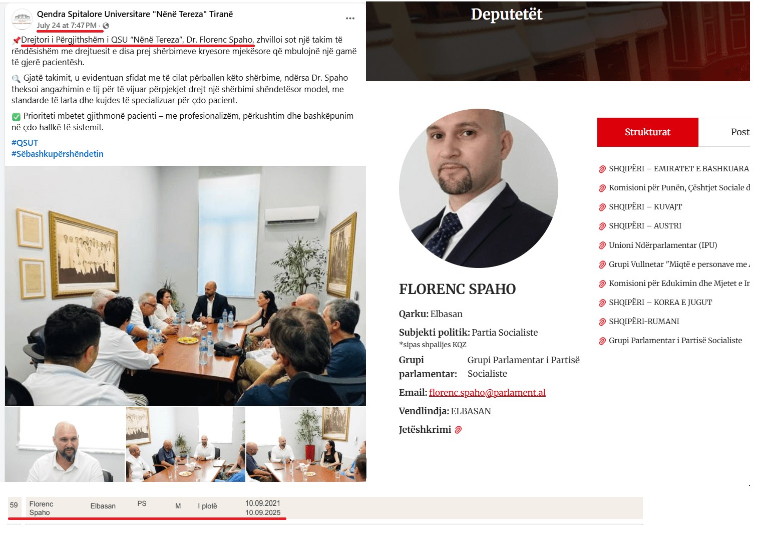 ISP Kuvendit: Deputeti i emëruar në krye të QSUT është në papajtueshmëri me normat kushtetuese