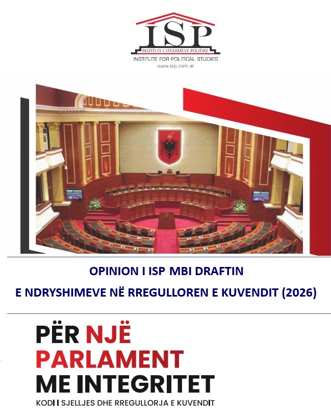 Opinion mbi draftin e ndryshimeve në Rregulloren e Kuvendit të RSH (2026)