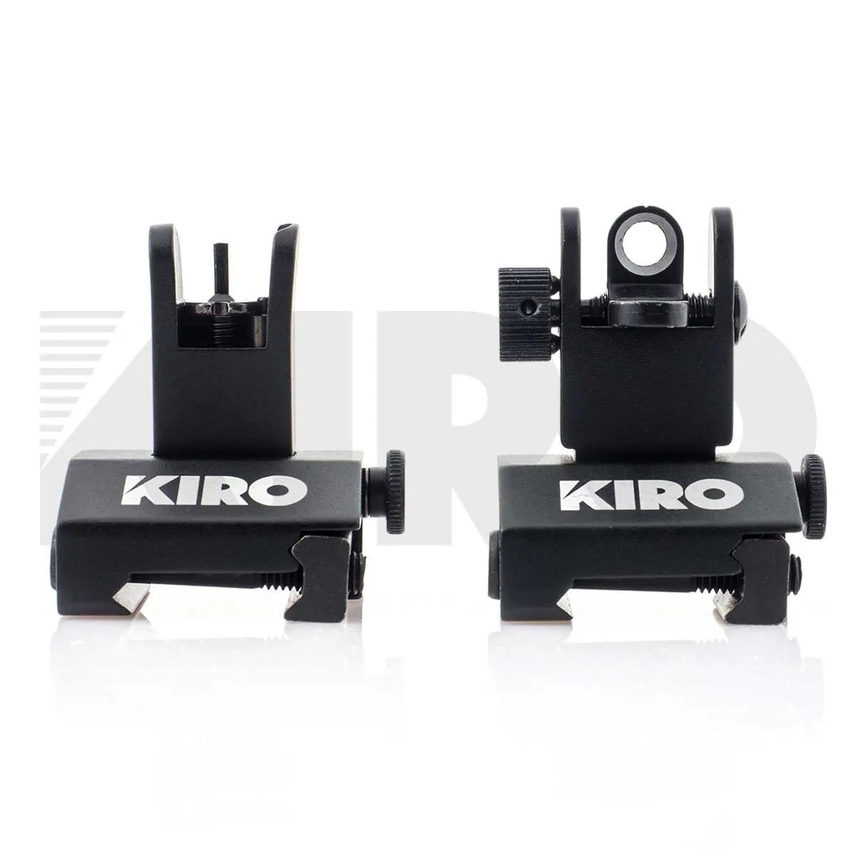 Aluminum Flip-Up Sights, Front & Rear - KIRO