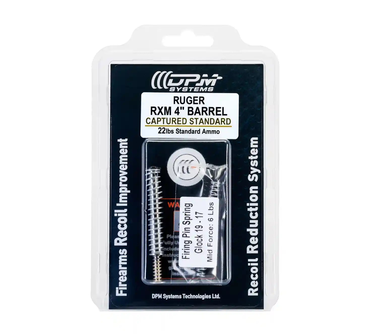 Recoil Reduction System for RUGER RXM 4" CAPTURED STANDARD Version - DPM
